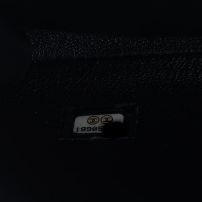 Chanel Caviar Quilted Clutch With Chain Flap Black 6 of 6