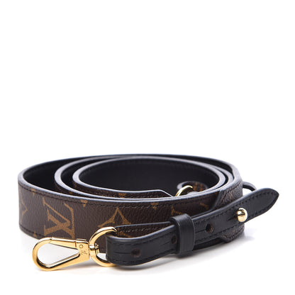 Louis Vuitton Monogram Bandouliere Shoulder Strap XL Black 1 of 5