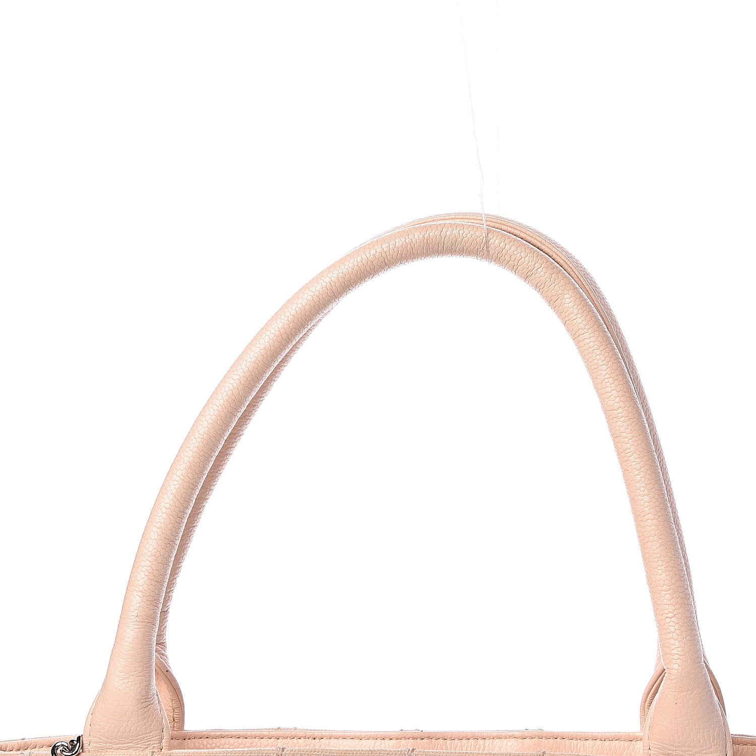 Chanel Canvas Caviar Tassel Tote Light Pink 8 of 19