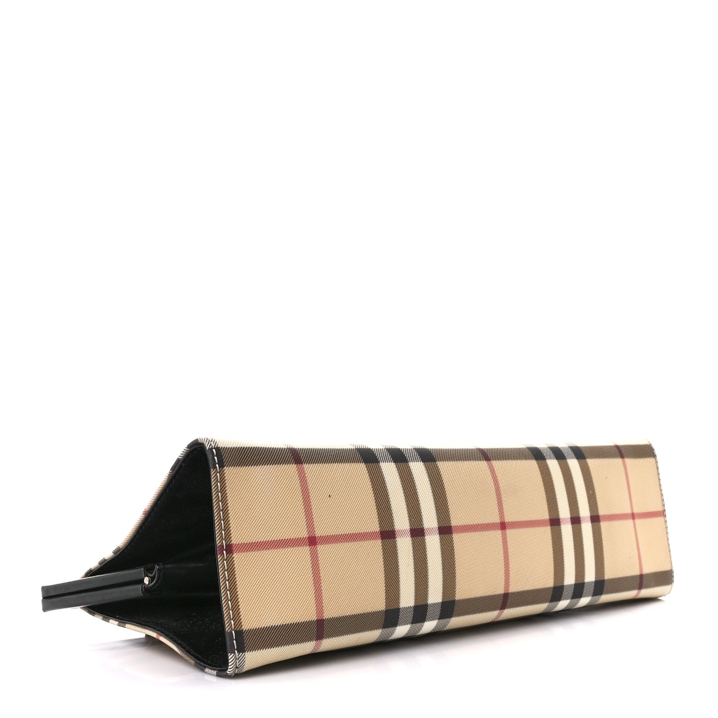 House Check Shoulder Bag Black