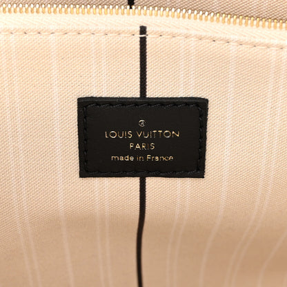 Louis Vuitton Canvas Calfskin Monogram On My Side MM Black 6 of 11