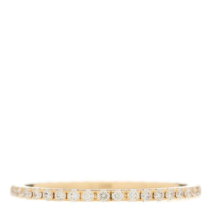 Van Cleef & Arpels 18K Yellow Gold Diamond 1.25mm Felicite Wedding Band Ring 51 5.75 1 of 5