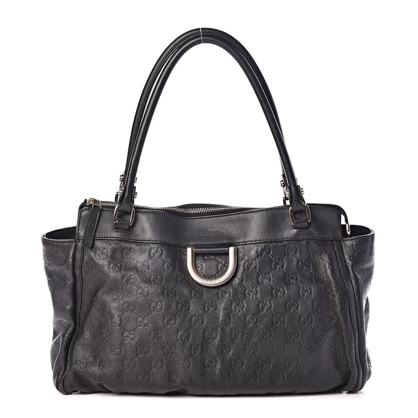 Guccissima D Gold Tote Black