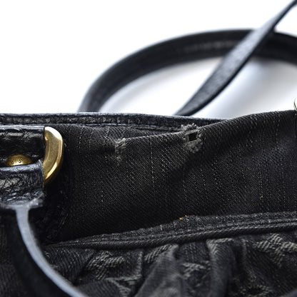 Louis Vuitton Denim Neo Cabby MM Black 7 of 17