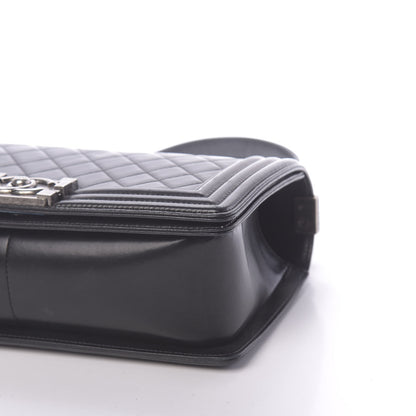 Chanel Lambskin Quilted Medium Boy Flap Black 10 of 12