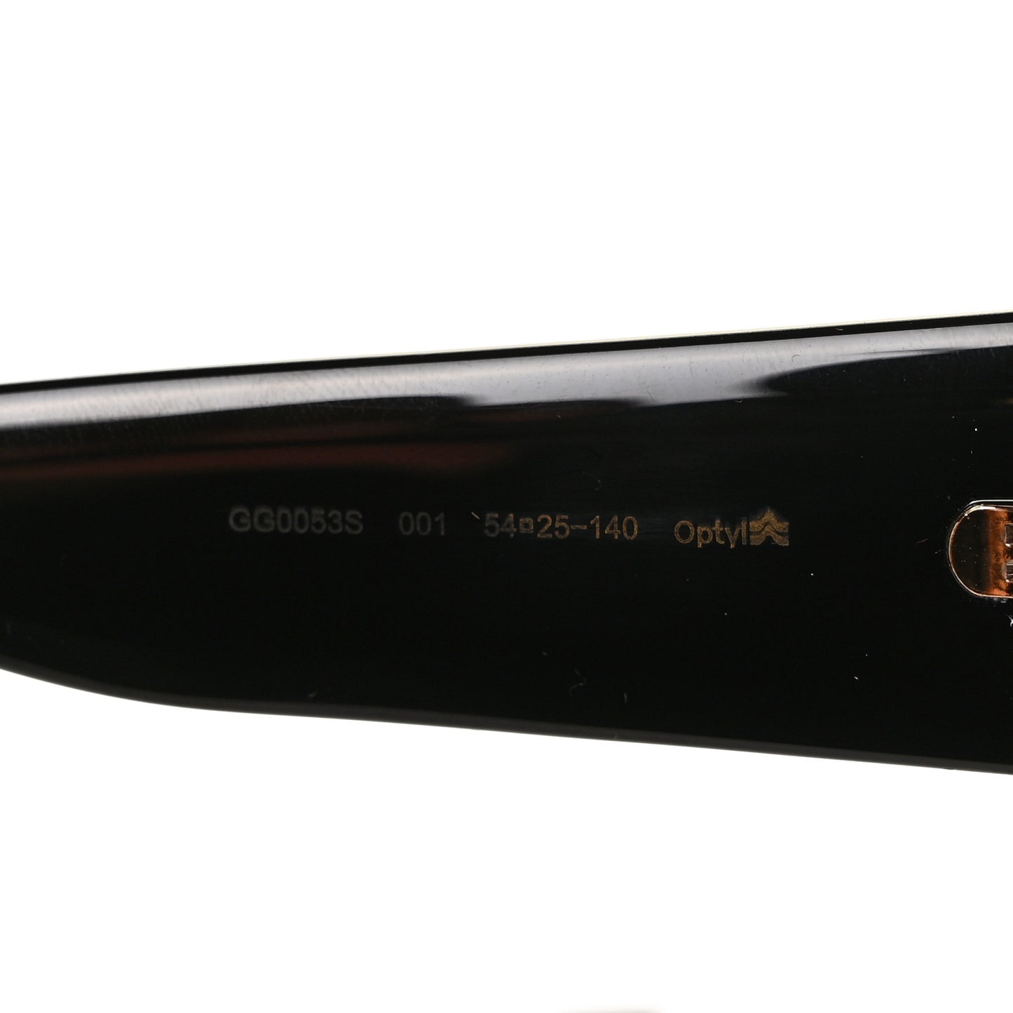 Acetate Square Frame Sunglasses GG0053S Black