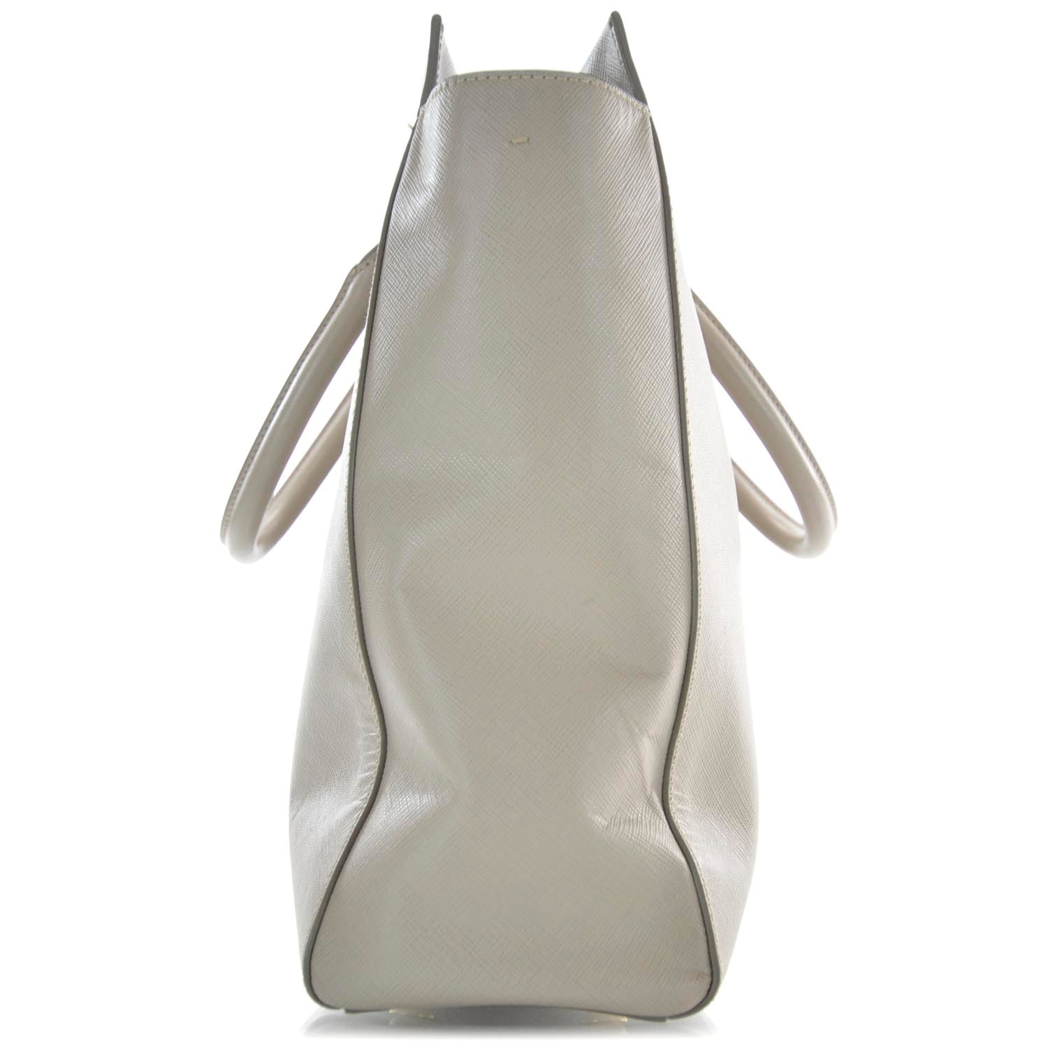 Prada Saffiano Lux Tote Pomice 4 of 9