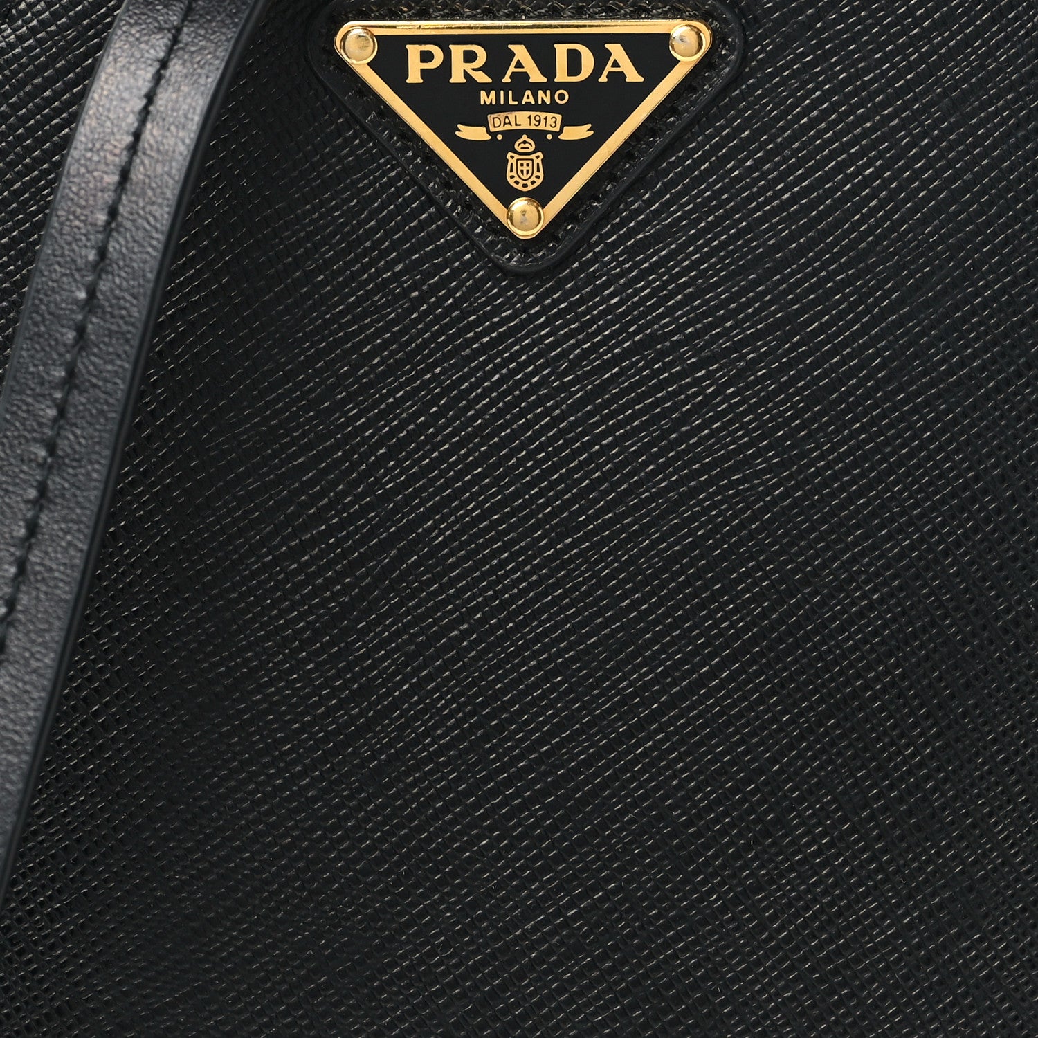 Prada Saffiano Mini Crossbody Bag Black 7 of 11