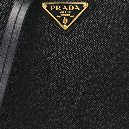 Prada Saffiano Mini Crossbody Bag Black 7 of 11