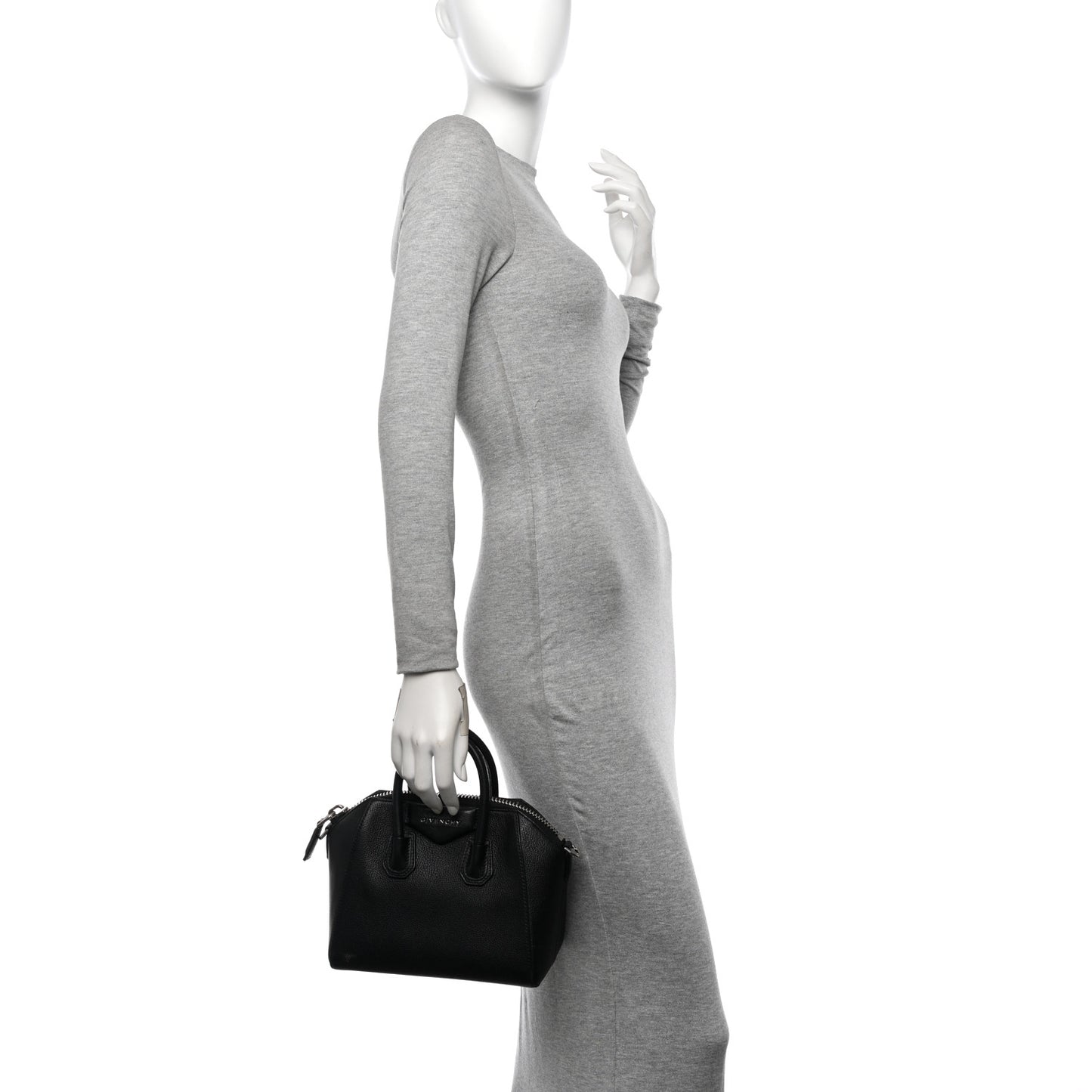 Sugar Goatskin Mini Antigona Black