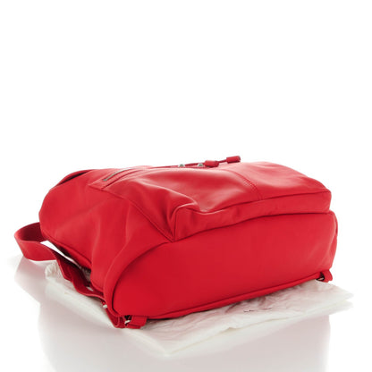 Balenciaga Matte Calfskin Classic Hardware S Traveler Backpack Rouge Grenade 4 of 7