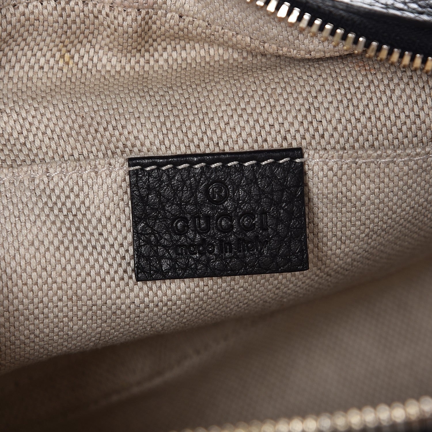 Gucci Pebbled Calfskin Small Soho Disco Bag Black 6 of 7