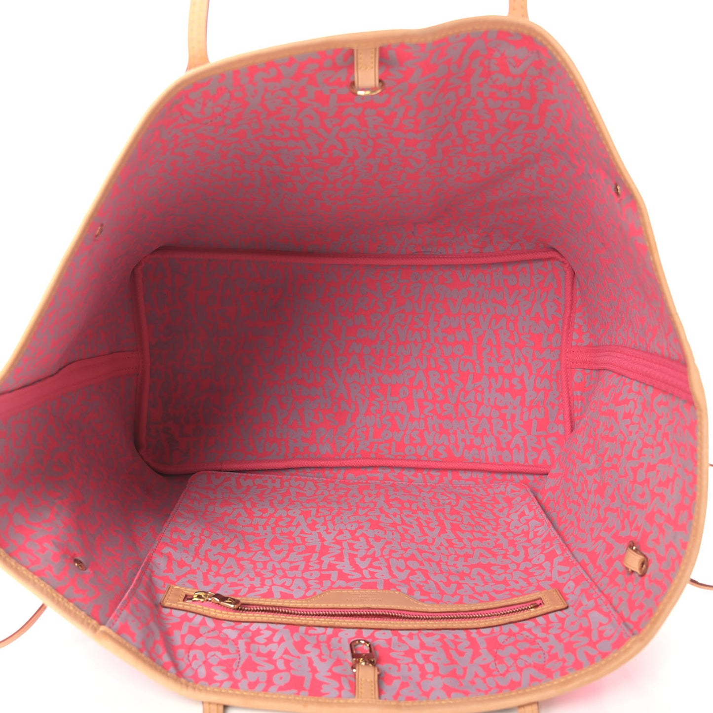 Monogram Graffiti Neverfull GM Fuchsia