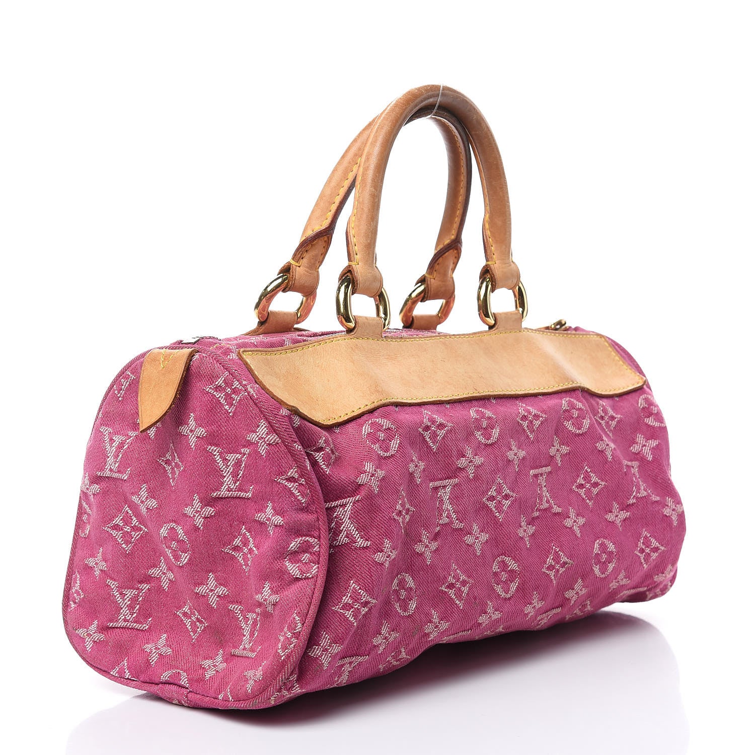 Louis Vuitton Monogram Denim Neo Speedy Fuchsia 3 of 21
