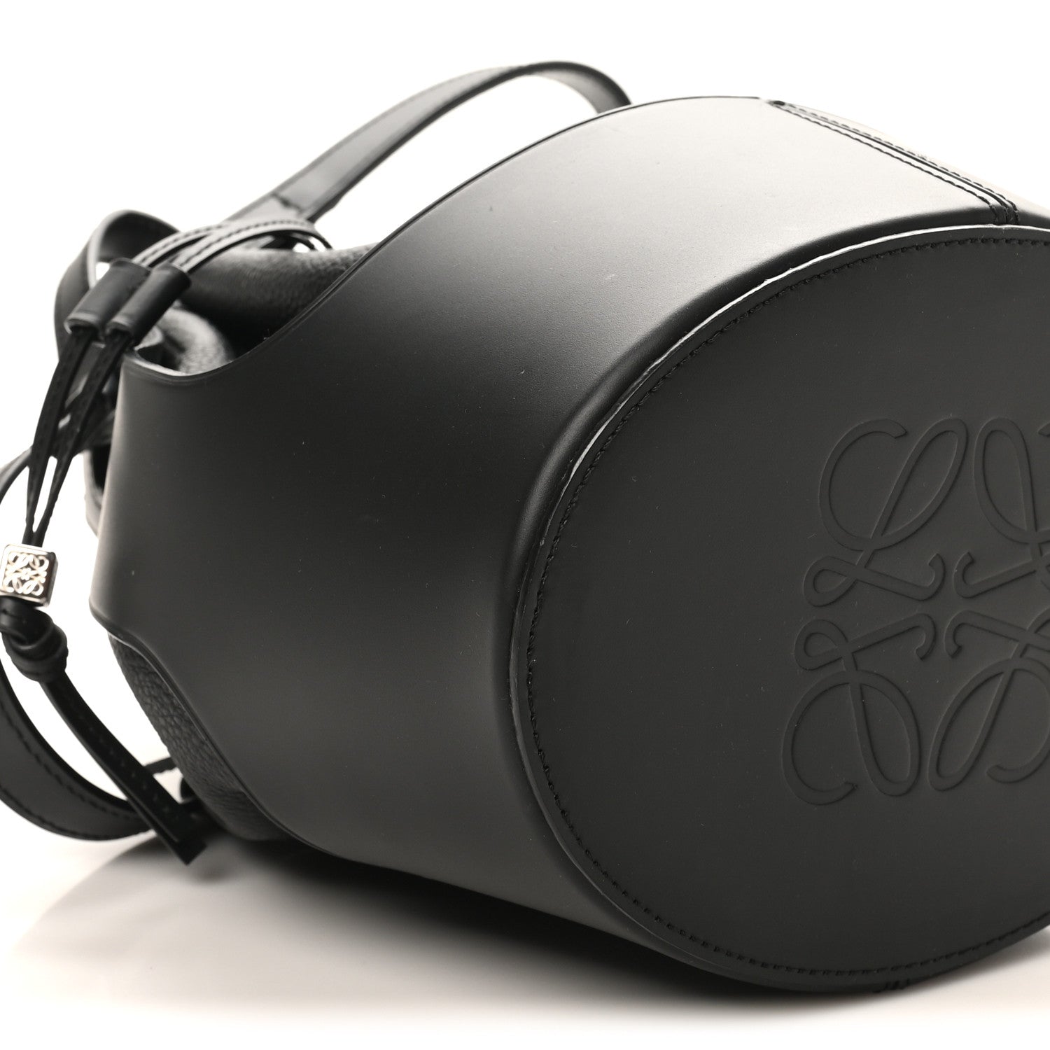 Loewe Calfskin Medium Balloon Bucket Bag Black 8 of 9