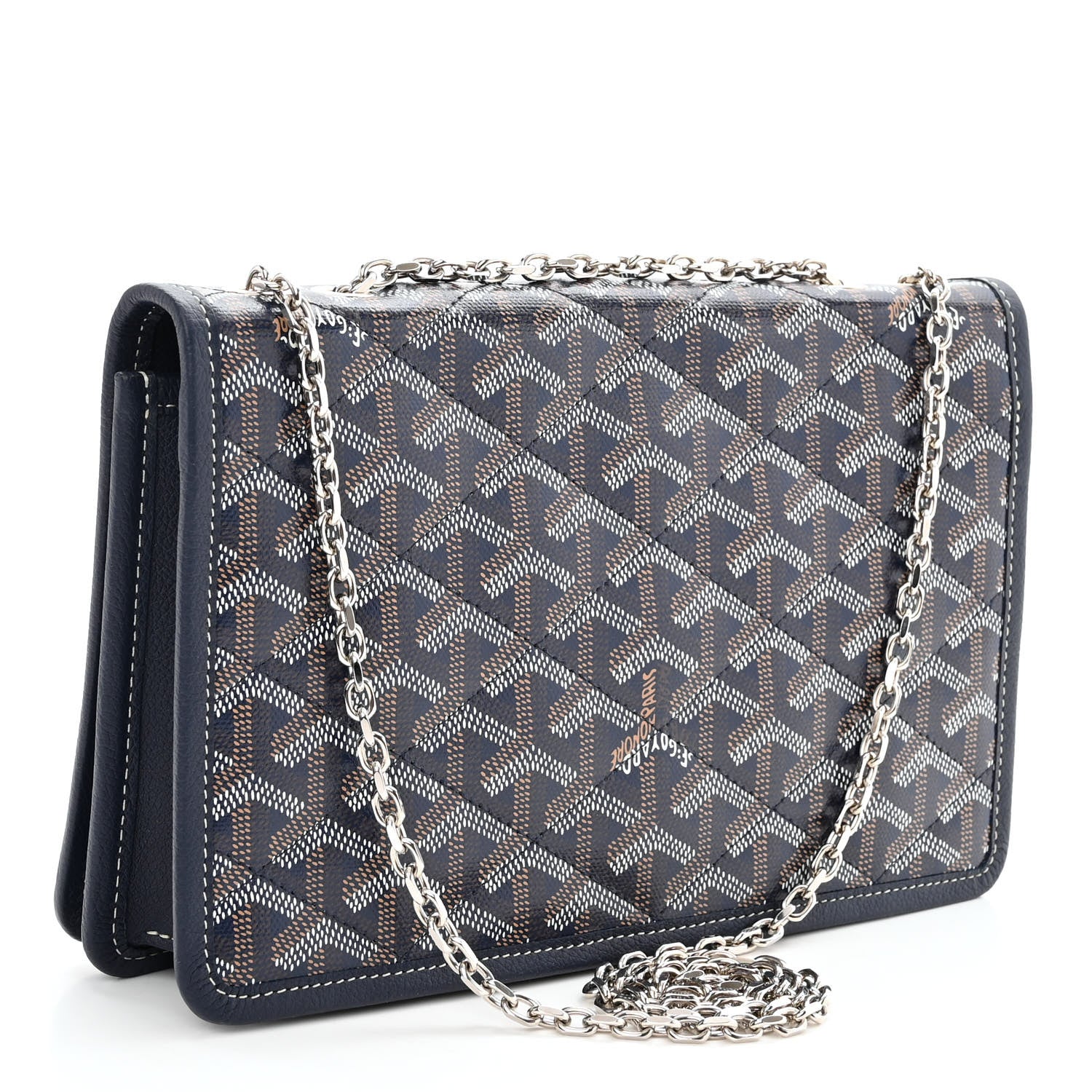Goyard Goyardine Alexandre III Bag Navy 3 of 9