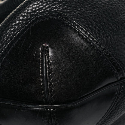 Burberry Grainy Calfskin Willenmore Hobo Black 6 of 13