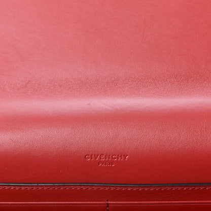 Givenchy Goatskin Quilted GV3 Strap Wallet Vermillon 7 of 10
