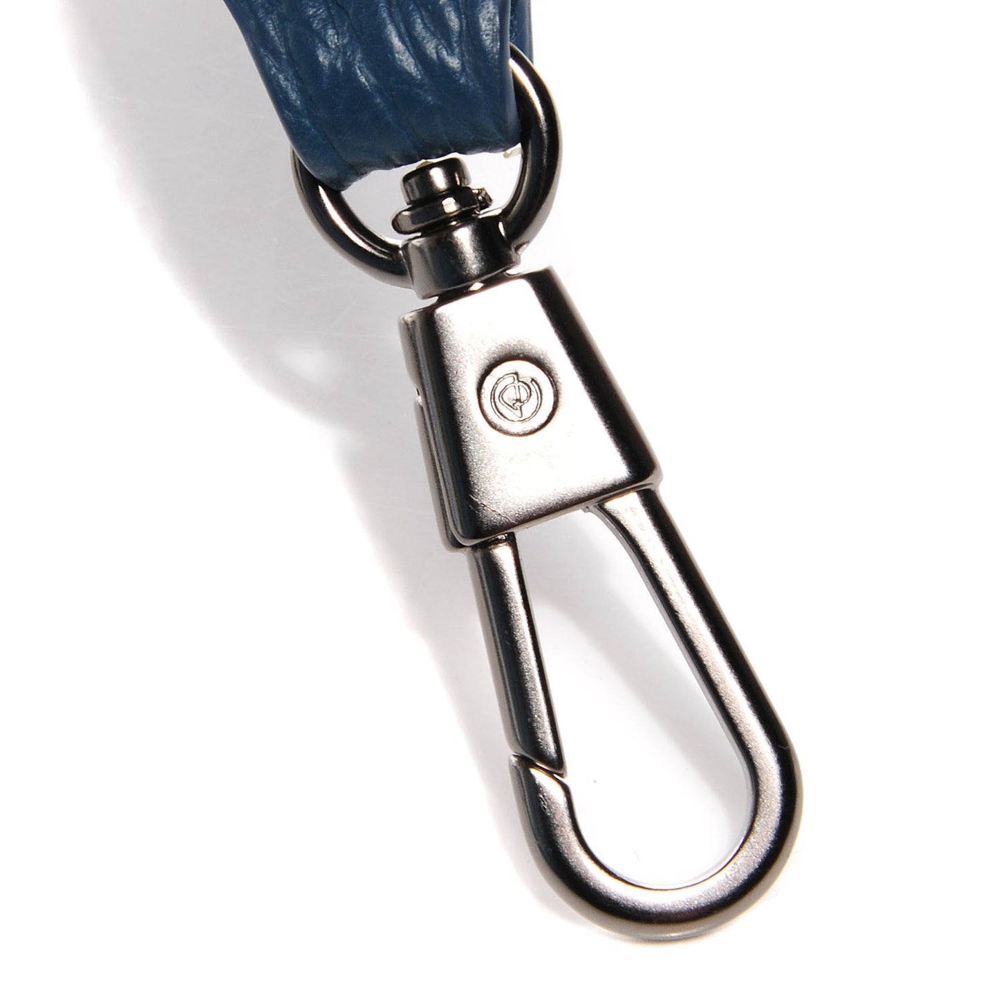 3.1 Textured Leather Mini Pashli Satchel Denim Blue