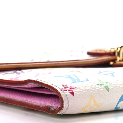 Louis Vuitton Monogram Multicolor Eugenie Wallet White Litchi 5 of 15