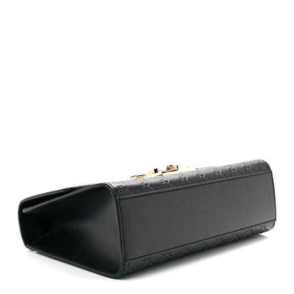 Gucci Guccissima Medium Padlock Shoulder Bag Black 4 of 13