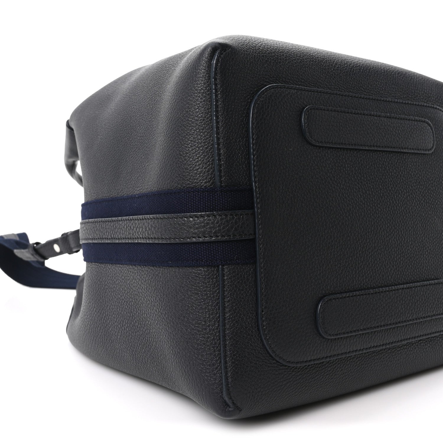 Loro Piana Grained Calfskin Large Bale Bag Navy Blue 9 of 10