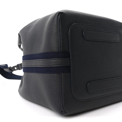 Loro Piana Grained Calfskin Large Bale Bag Navy Blue 9 of 10
