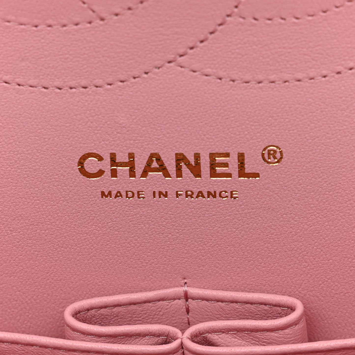 Lambskin Quilted Jumbo Double Flap Light Pink