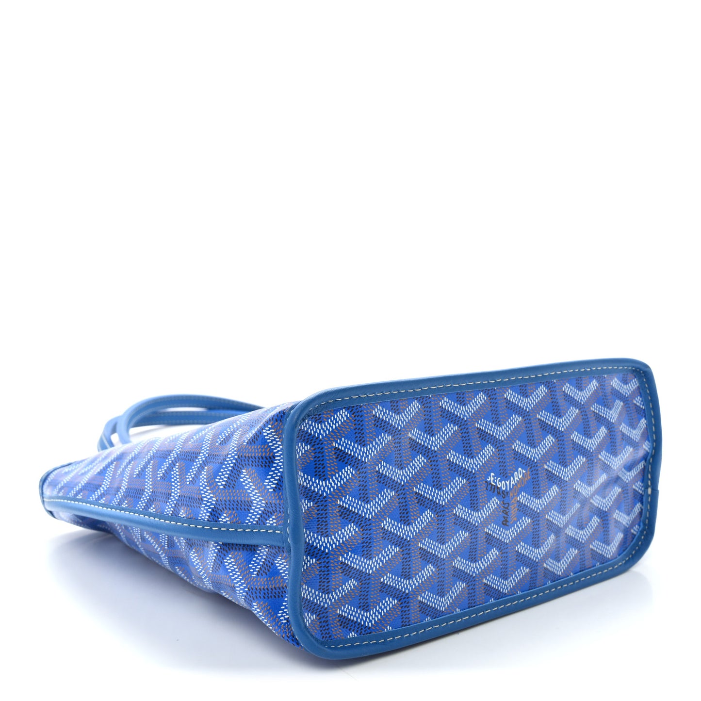 Goyardine Sunflower Reversible Mini Anjou Sky Blue