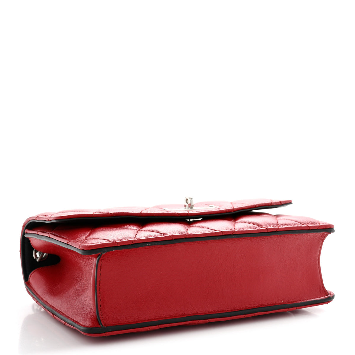 Mulberry Shiny Buffalo Quilted Darley Shoulder Bag Red 4 of 11