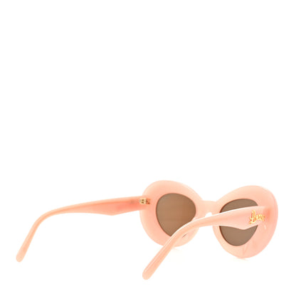 Loewe Acetate Curvy Round Sunglasses LW40112I Pink 4 of 7