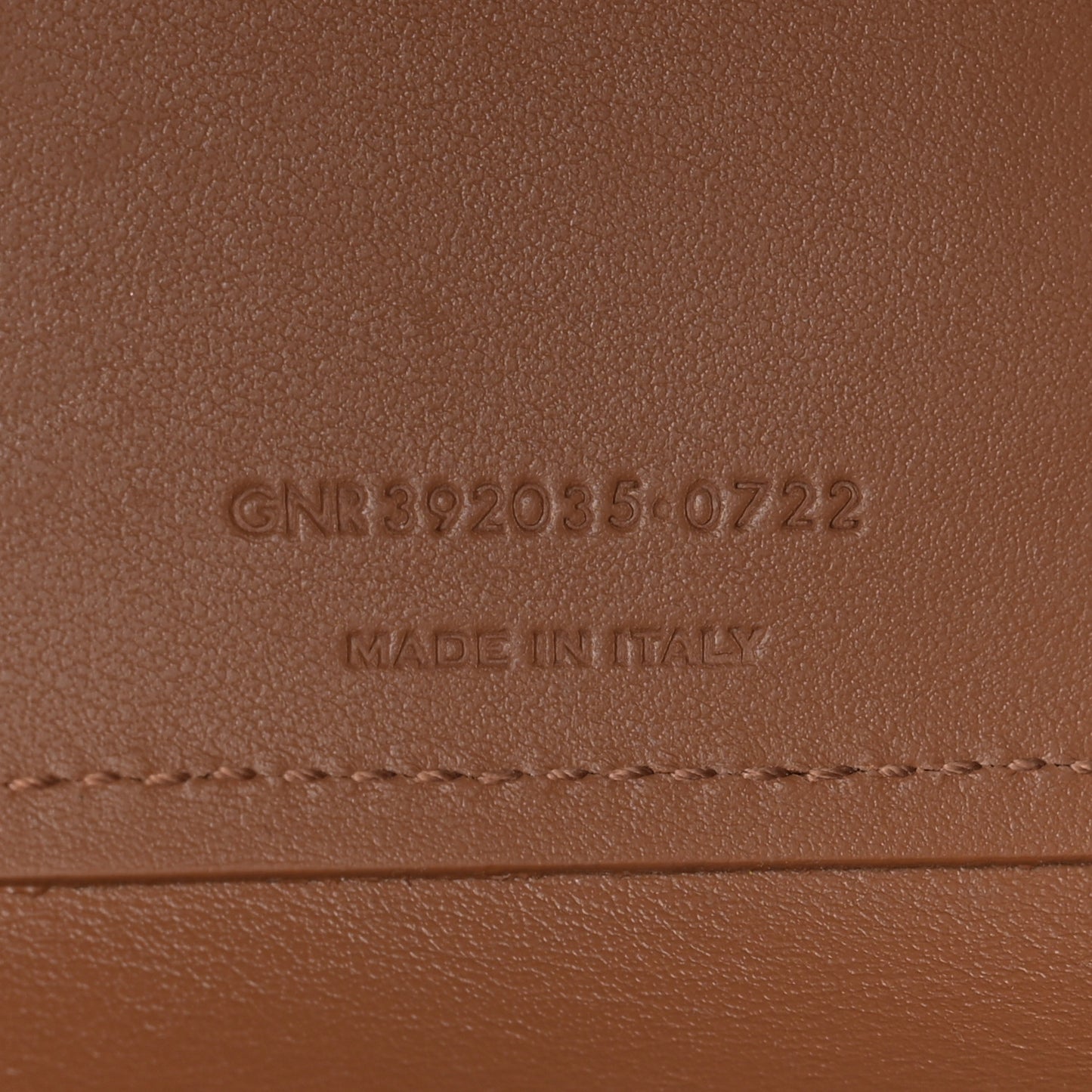 Grained Calfskin Nano Sac De Jour Cinnamon
