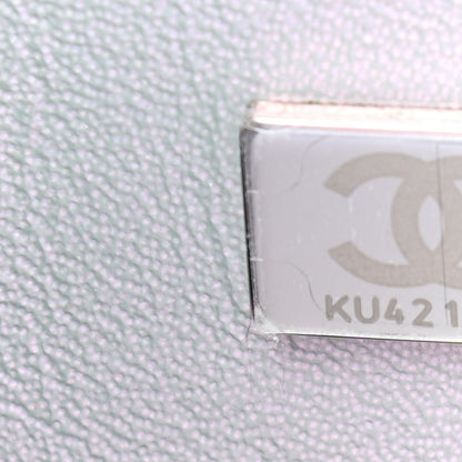 Chanel Iridescent Calfskin Quilted Mini Rectangular Flap Light Purple 8 of 10