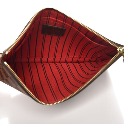 Louis Vuitton Damier Ebene Neverfull MM GM Pochette 5 of 7