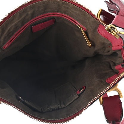 Chloe Calfskin Marcie Satchel Garnet 4 of 4