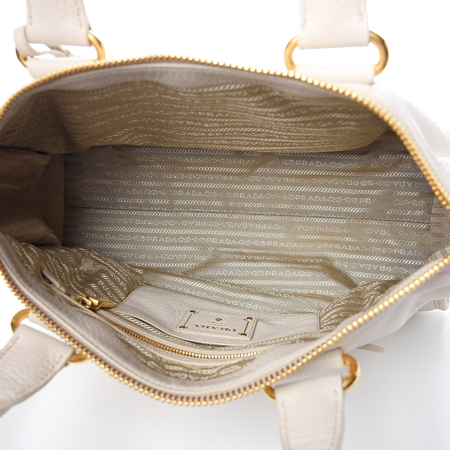 Prada Vitello Phenix Shopping Satchel Talco 5 of 14