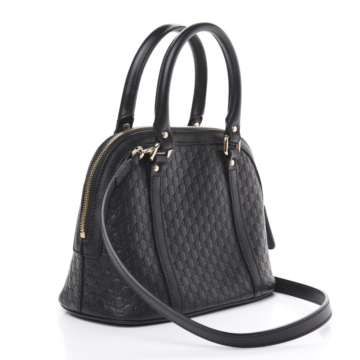 Microguccissima Mini Dome Bag Black