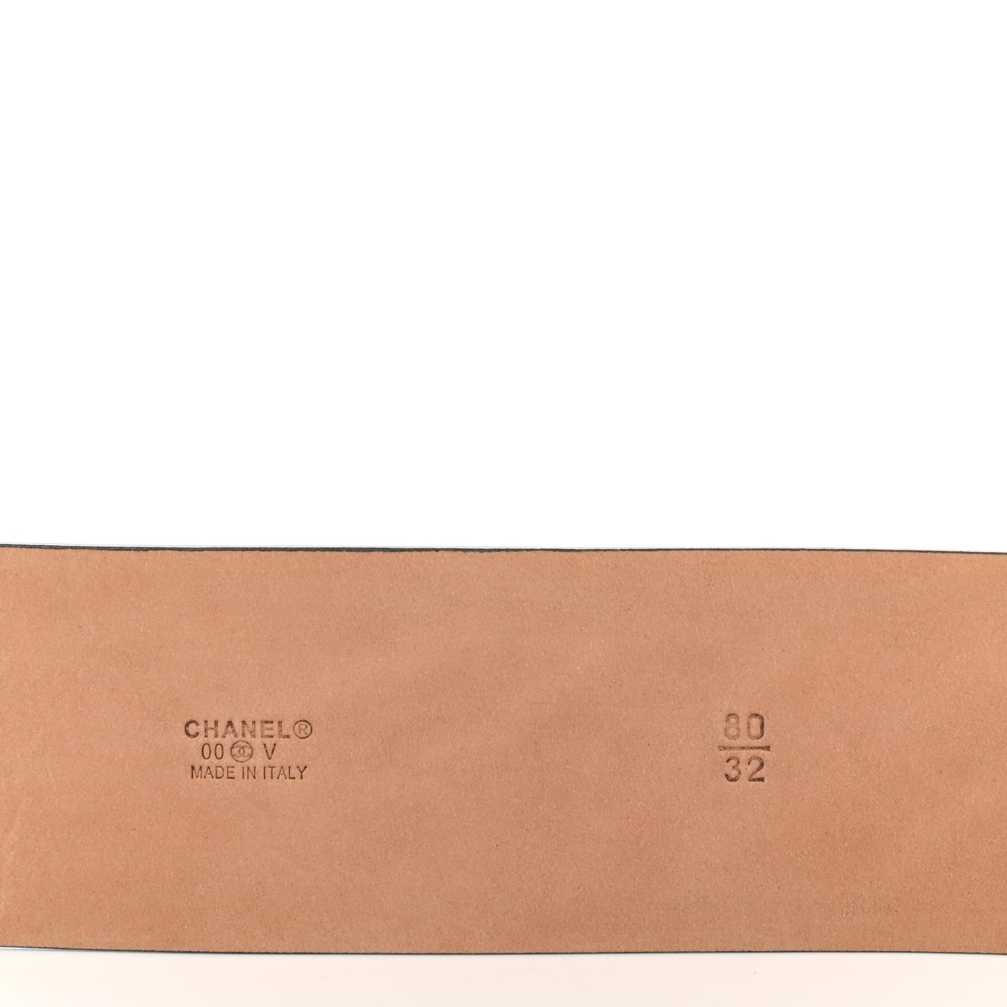 Calfskin CC Belt 80 32 Black