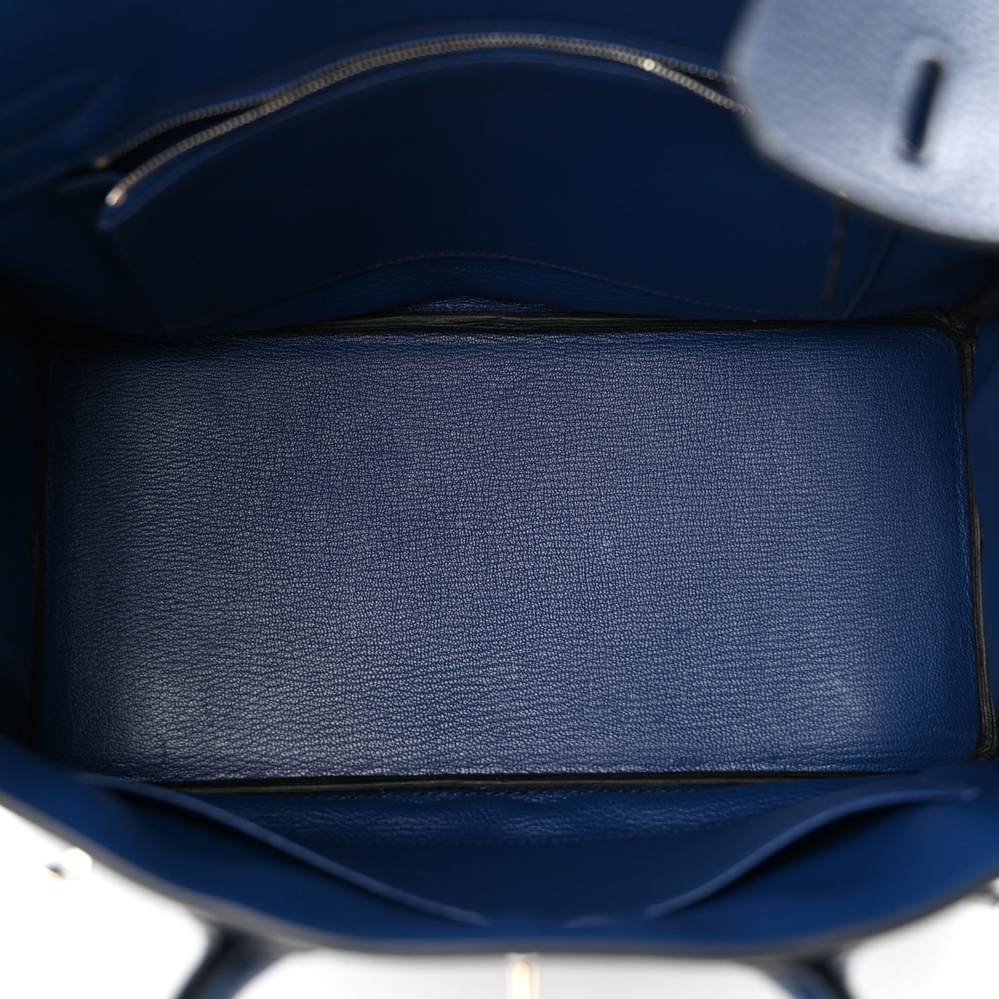 Taurillon Clemence Birkin 30 Bleu Saphir