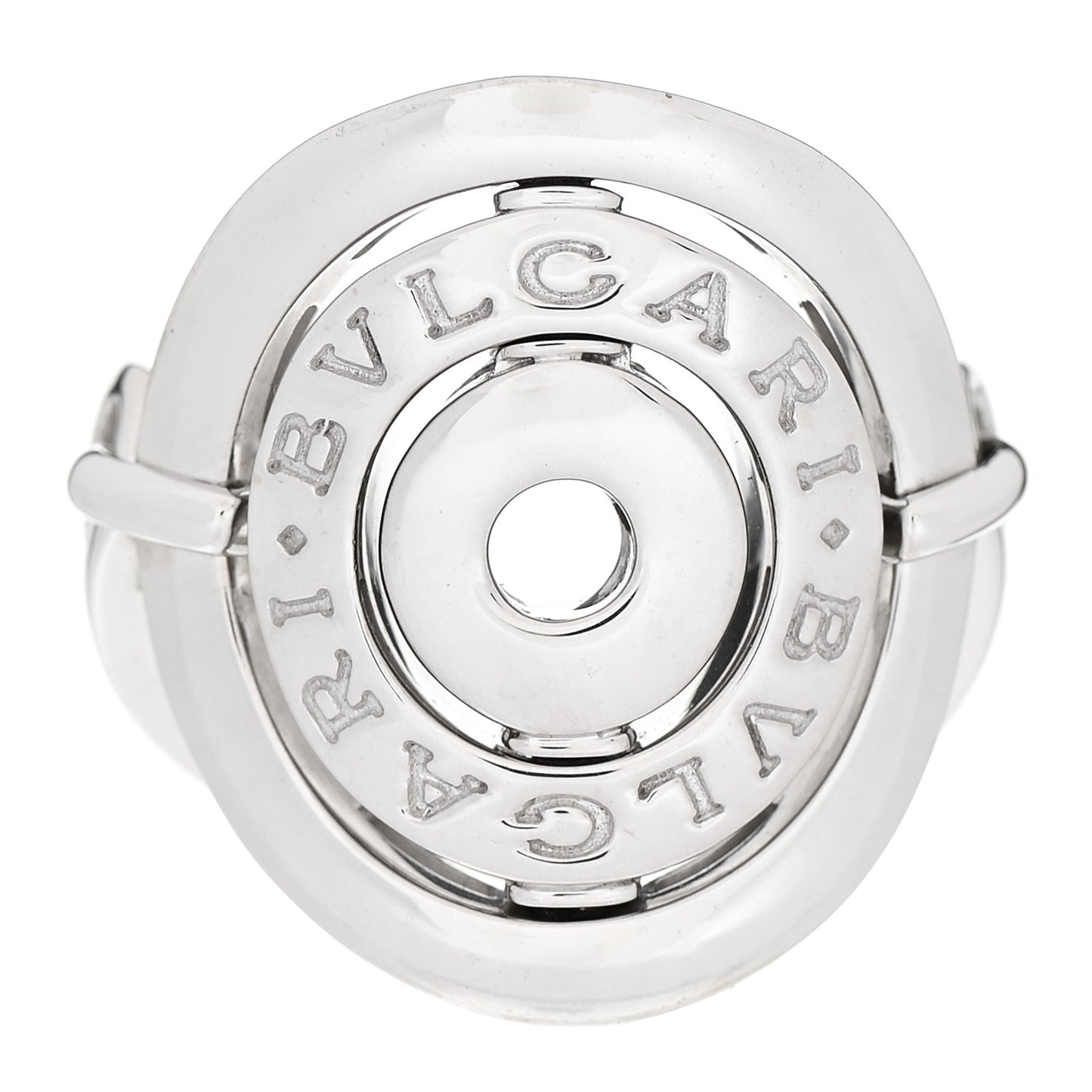 18K White Gold Astrale Cerchi Ring 53 6.5
