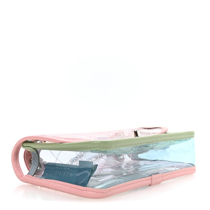 Chanel Lambskin PVC Quilted Mini Coco Splash Flap Blue Green 3 of 9