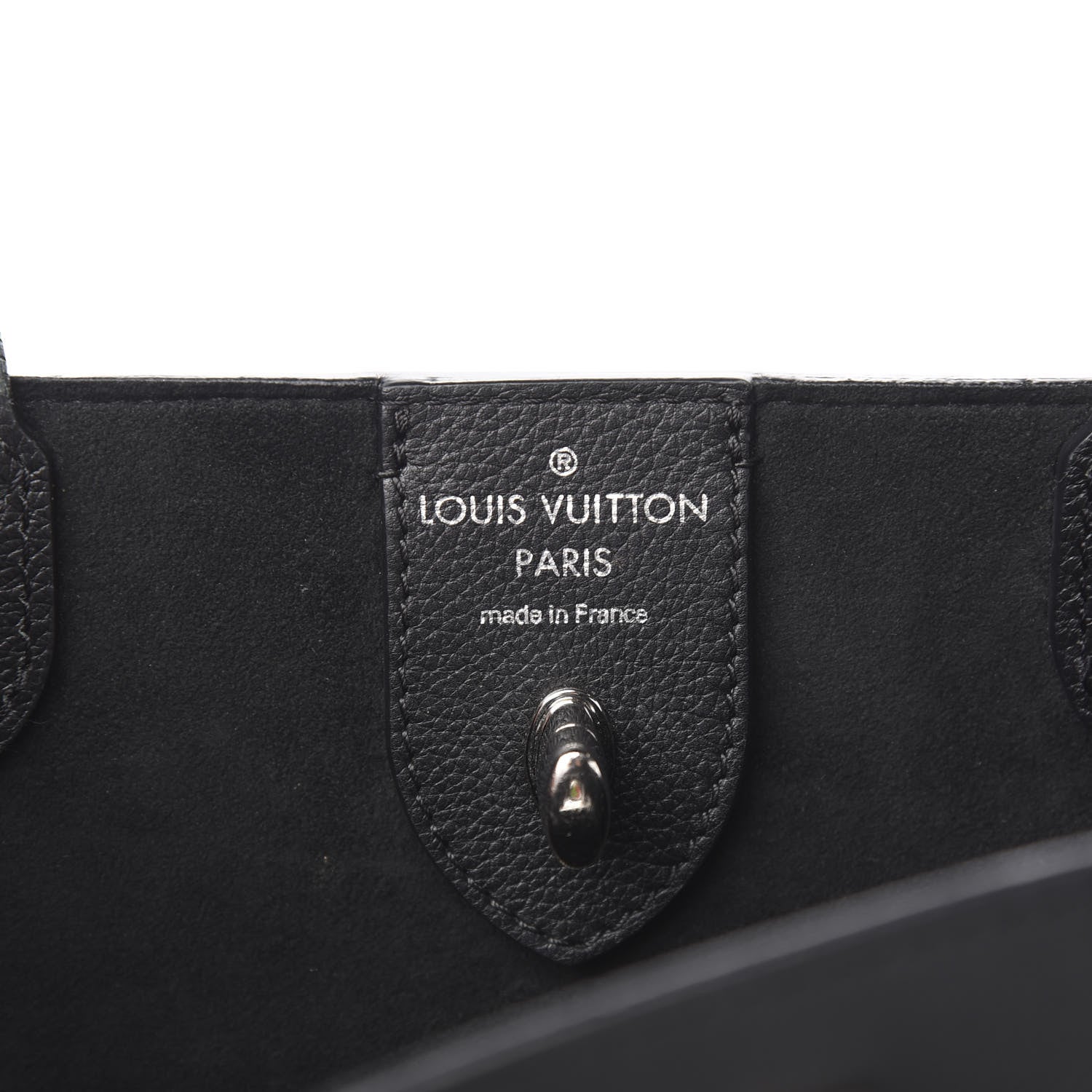 Louis Vuitton Calfskin Lockme Cabas Black 11 of 12