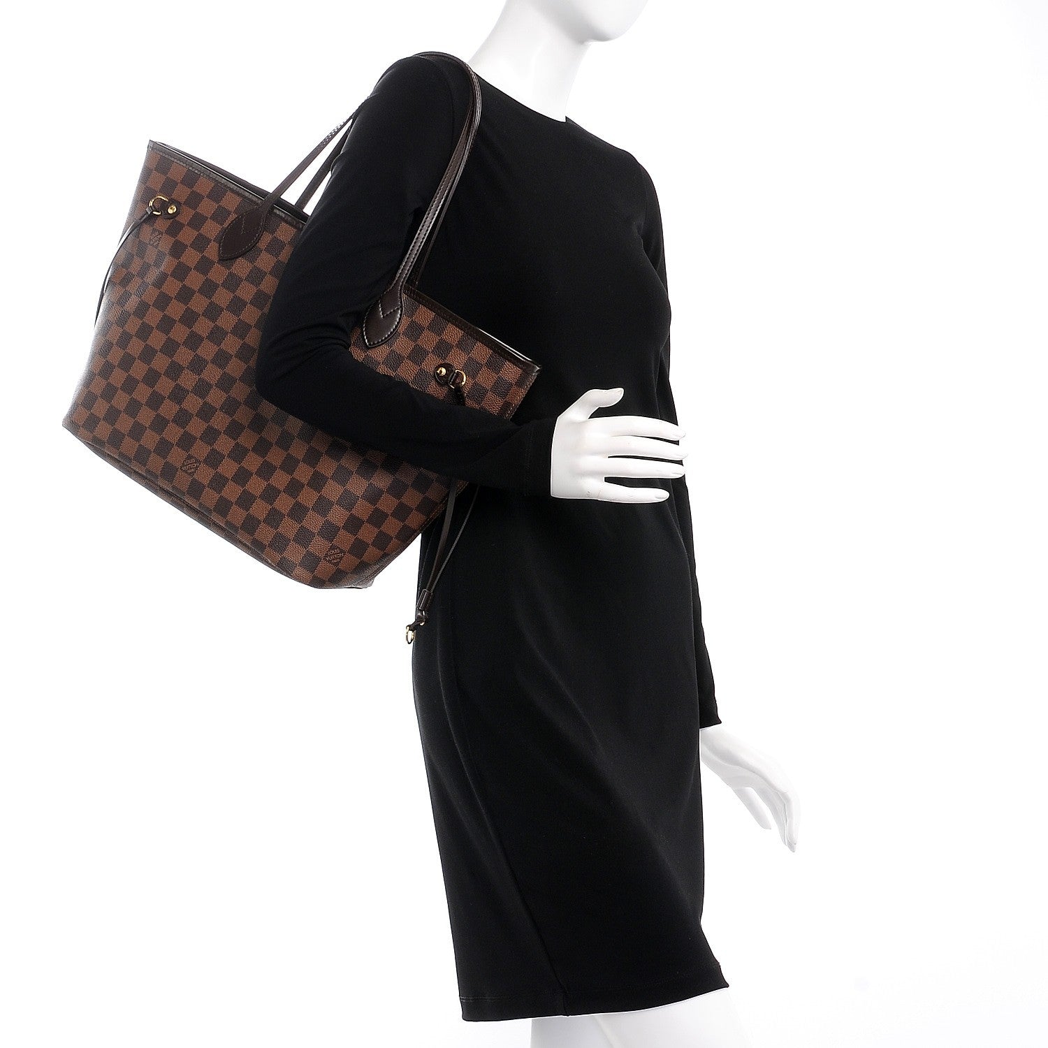 Louis Vuitton Damier Ebene Neverfull MM 2 of 15