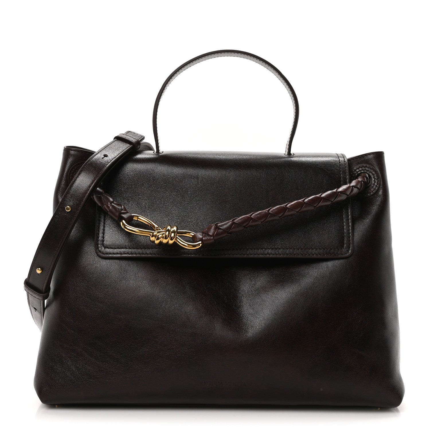 Bottega Veneta Silky Calfskin Medium Ciao Ciao Dark Mahogany 1 of 9