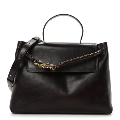 Bottega Veneta Silky Calfskin Medium Ciao Ciao Dark Mahogany 1 of 9