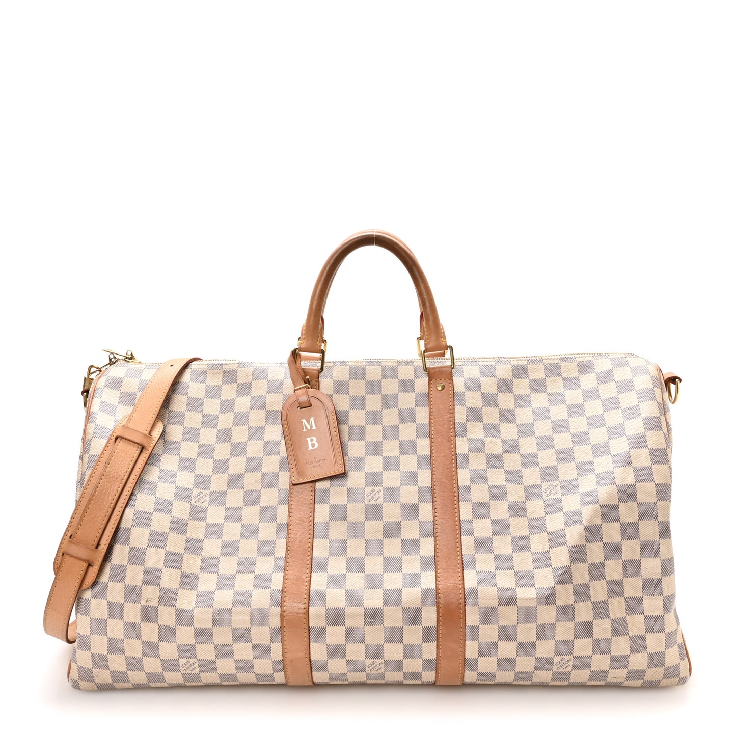 Damier Azur Keepall Bandouliere 55