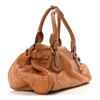 Chloe Calfskin Medium Paddington Satchel Tan 3 of 9