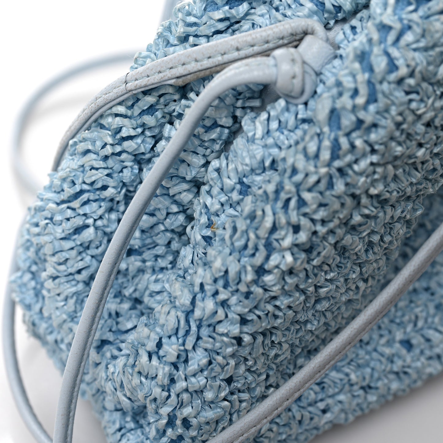 Boucle Curly Raffia The Mini Pouch Bubble