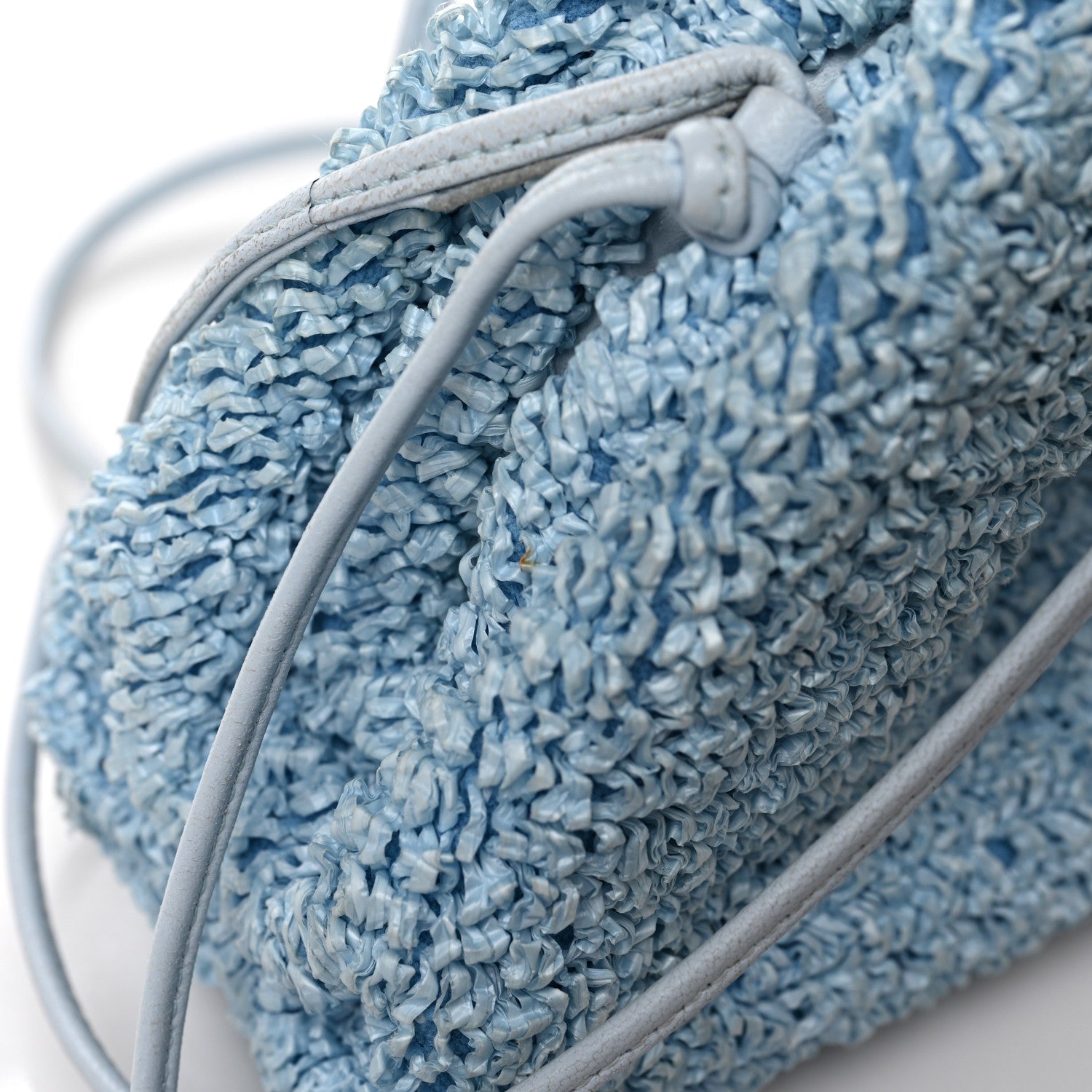 Bottega Veneta Boucle Curly Raffia The Mini Pouch Bubble 10 of 10
