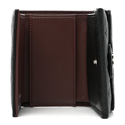 Chanel Caviar Quilted Tri-Fold Flap Wallet Black 4 of 8